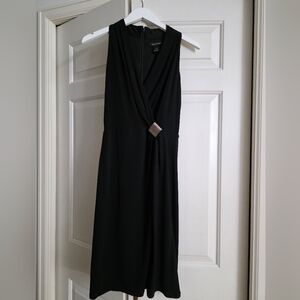 White House Black Market Black Midi Dress